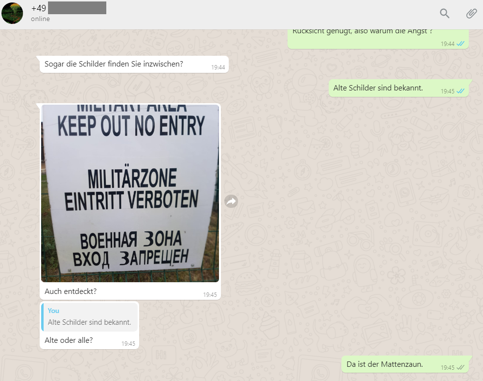 ZONE SCHUSSWAFFENGEBRAUCH